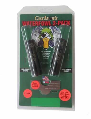 Carlsons Waterfowl 12 Gauge 2 Pack Browning Invector DS Md: 07650