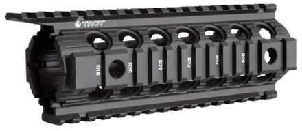 Troy Industries Carbine/M4 Enhanced Drop-In Battle Rail, 7" Black Md: SRAI-DID-D7BT-00