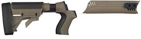 Click to see larger image. Advanced Technology Intl. ATI Talon T2 6 Position Adjustable Stock/Forend Package, Aluminum, SRS, Desert Tan Mossberg 12 Gauge A.1.20.1154