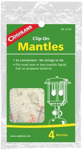 Coghlans Mantle Replacements Clip-On, 4 Pack Md: 0134