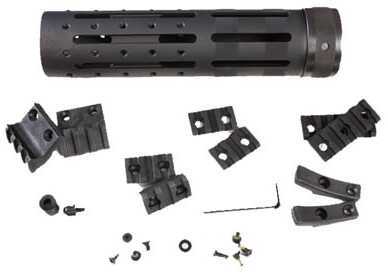 Hogue AR15 Knurled Aluminum 3 Gun Free Floating Forend Extension 8" Overall Length w/Accessories Md: 15066
