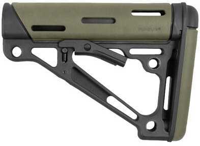 Hogue AR-15/M-16 OverMolded Collapsible Buttstock, Olive Drab Green Rubber