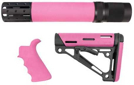 Hogue AR15 Kit BFG Grip Rail Forend Accessory OMC Pink Md: 15778