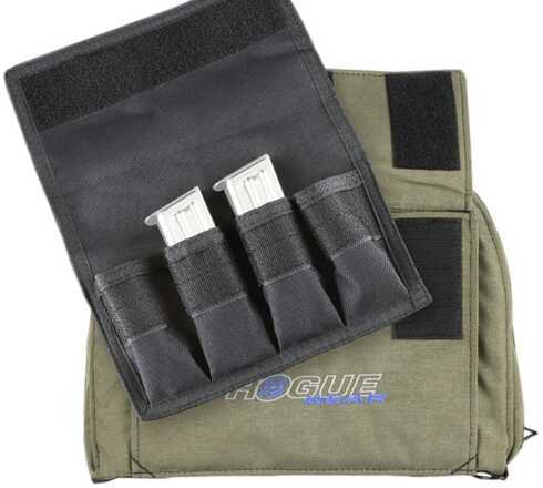 Hogue HG Pistol Bag Front Pocket, OD Green 4 Mag, Medium Md: 59241