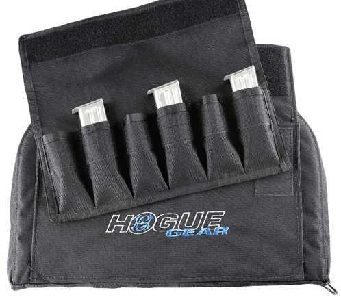 Hogue HG Pistol Bag Front Pocket, Black 6 Mag, Large Md: 59260