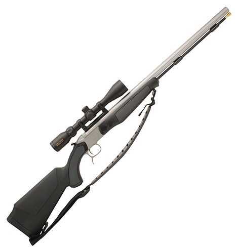 CVA Accura MR .50 Caliber Muzzleloader Rifle Stainless Steel/Black, Konus Pro 3-9x40IR Md: PR3120SSC