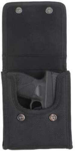 Bulldog Cases Black Nylon Vertical Phone Holster w/Belt Loop/Clip Fits SubCompact .380 Auto (Sig P238) M BD848