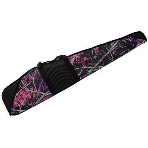 Bulldog Cases Pinnacle Rifle Muddy Girl Camo w/BlackTrim & Leather 48" Md: BD206MDG