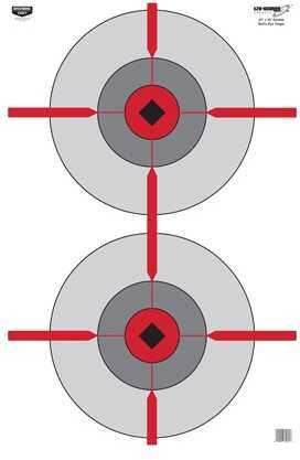 Birchwood Casey Eze-Scorer Target Double Bull's-Eye 23X35 100 Targets 37031