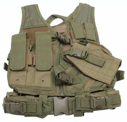 NcStar Tactical Vest Childrens, Green Md: CTVC2916G