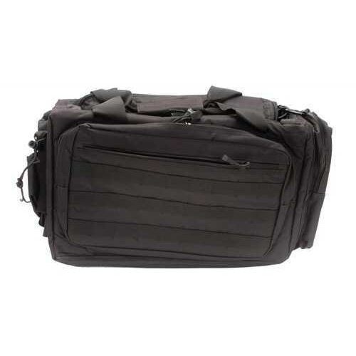 NCSTAR Competition Range Bag Nylon Black Exterior PALS/ MOLLE Webbing Includes Shoulder Strap & Brass Bag CVCRB2950B
