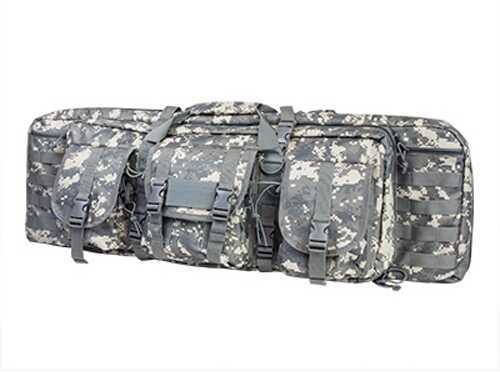 NCSTAR Double Carbine Case 36" Rifle Nylon Gray Digital Camo Exterior PALS Webbing Interior Padded with Thick Foam