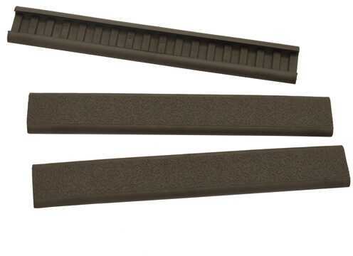Ergo Grip Rail Covers 18 Slot Ladder Textured Slim Line LowPro Desert Tan 3-Pack 4379-DE