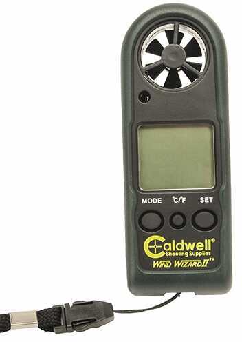 Caldwell Wind Wizard II Measures Speed/TemperatureLcd Backlight Black 102579