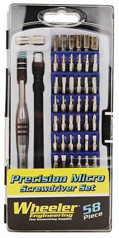 Wheeler Precision Micro Screwdriver Set Tool 58 Piece 564018