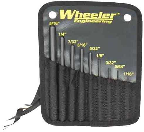 Wheeler Roll Pin Punch Set Tool 9 piece set 204513