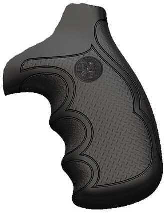 Pachmayr Diamond Pro Grip, Fits S&W K/L Frame Round Butt, Black Finish 2479