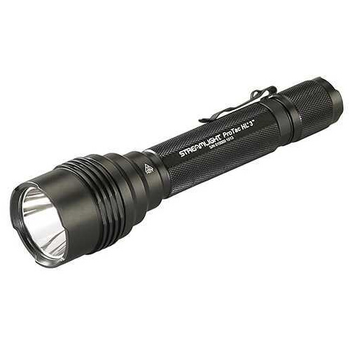 Streamlight HL 3 Pro-Tac Flashlight C4 LED 1 100 Lumens Includes 3 Lithium Batteries Nylon Holster Black Finish 88047