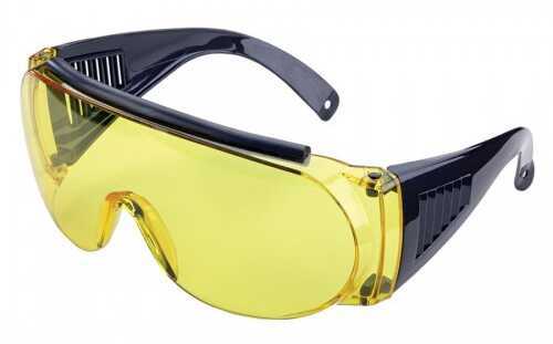Allen Over Shooting & Safety Glasses Yellow Lens w/Black Frame