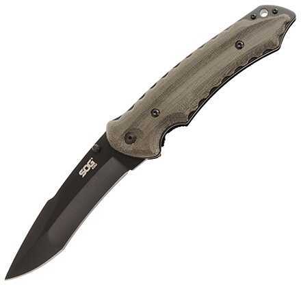 SOG Knives SOG Kiku Black Large Folding knife 4.6in blade KU-1012
