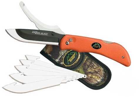 Outdoor Edge Cutlery Corp Razor-Pro, 6 Blades Orange, Clam Pack Md: RO-20C