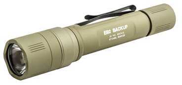 Surefire Eb2 Backup Flashlight Dual-Output Led - 500/5 Lumens Tactical And Click-Type Switch Tan Eb2C-A-Tn