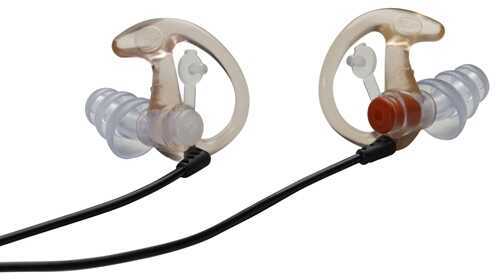 SureFire Triple Flanged Filtered Earplugs Lg 25 Pair Clear