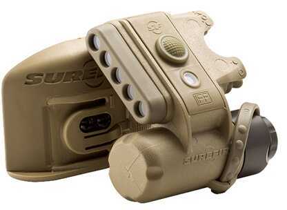 Surefire Helmet Light IR/Yellow-Green/IR LED's, Tan Md: HL1-D-TN