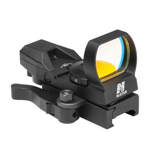 NcStar Green Reflex Sight/4 Reticles/QR Mount/Black Md: D4BGQ