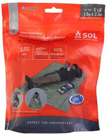 Survive Outdoors Longer / Tender Corp Adventure Medical SOL Series Heavy Duty Emergency Blanket Md: 0140-1225