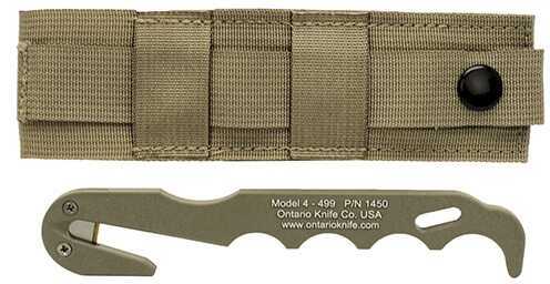Ontario Knife Company Strap Cutter Model 4, 499 Tan With Sheath Md: 1450
