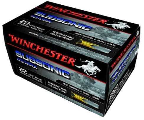 22 Long Rifle 50 Rounds Ammunition Winchester 42 Grain Hollow Point
