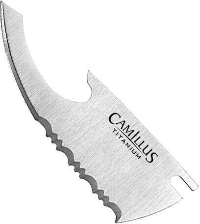 Camillus Cutlery Company TigerSharp Replacement Titanium Blades, 2 Pack, Serrated Md: 18566
