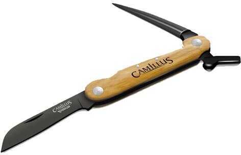 Camillus Cutlery Company 7.5-Inch Carbonitrode Titanium Marlin Spike Banboo Handle Md: 18589