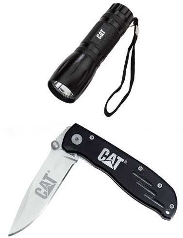KUTMASTER/UTICA CUTLERY CO 3 LED Flashlight/Knife Combo Md: 91-CLED345CP