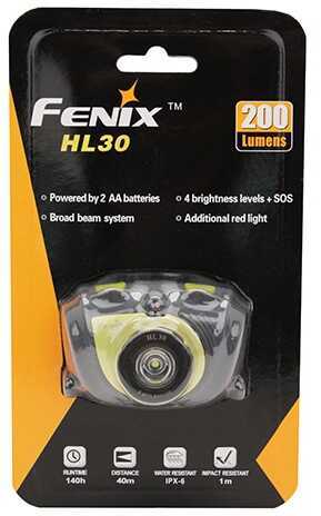 FenixHeadlamp H Series 200 Lumen, AA, Green Md: HL30-GRN