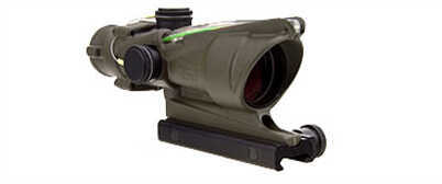 <span style="font-weight:bolder; ">Trijicon</span> ACOG 4x32 Dual Illuminated Green Crosshair w/Flattop Mount Cerakote OD Md: TA31-C-100379