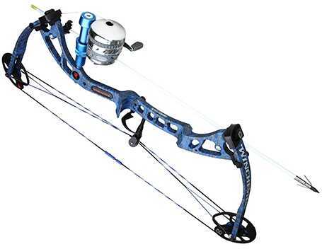 Winchester Archery Anglerfish Bowfishing Package, Reaper Blue Right Hand Md: 10865RHBLP