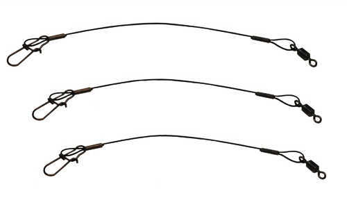 Eagle Claw Fishing Tackle Steel Leader, 30 lbs 18" (Per 3) Md: 08012-007
