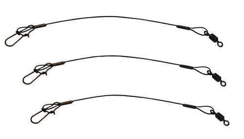 Eagle Claw Fishing Tackle Steel Leader, 20 lbs 9" (Per 3) Md: 08012-002