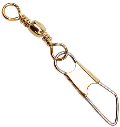 Eagle Claw Fishing Tackle Brass Barrel Swivel w/Safety Snap Size 5 (Per 5) Md: 01041-005