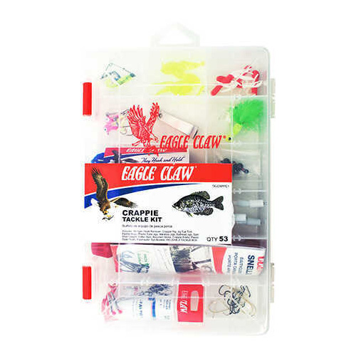 Eagle Claw Fishing Tackle Crappie Kit 53 Pieces Md: TK-CRPPE1