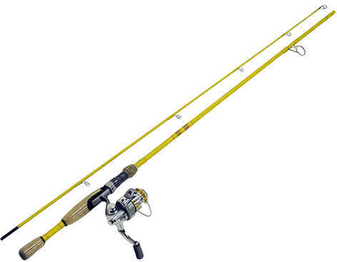 Click to see larger image. Eagle Claw Fishing Tackle Featherlight Spinning Combo 6 Length 2 Piece Rod 2-6 Line Weight Ultra Ligh
