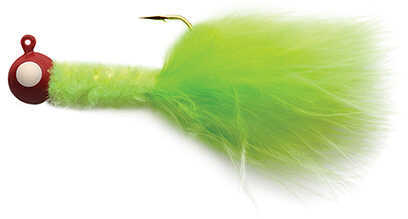 Eagle Claw Fishing Tackle Crappie Jig 1/32 oz Red-Chartreuse Md: ECJC1/32-RC