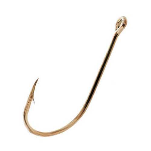 Eagle Claw Fishing Tackle Hook Bronze Heavy Shank 10/ctn 084A-1/0