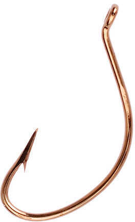 Eagle Claw Fishing Tackle Lazer Kahle Up Eye Offset Hook, Bronze Size 3/0 (Per 8) Md: L144G-3/0