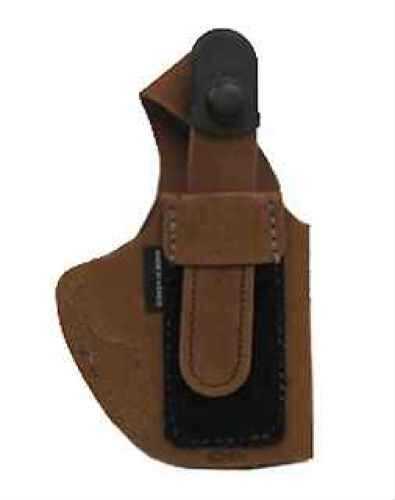 Bianchi 6D Deluxe Waistband Holster Natural Suede, Size 16, Left Hand 19053