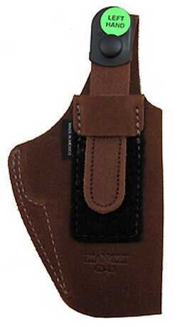 Bianchi 6D Deluxe Waistband Holster Natural Suede, Size 13, Left Hand 19047