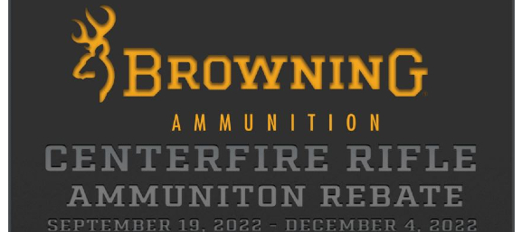 Browning .223 FMJ Ammo Rebate 2022