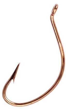 Eagle Claw Fishing Tackle Lazer Kahle Up Eye Offset Hook Carton, Bronze Size 1, 100 Pieces Md: L144G-1-PACKAGE